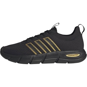 image:imageadidas Womens Cloudfoam Flex Slounge ShoeBlackBlackGold Metallic