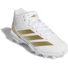image:imageAdidas UnisexChild Adizero Impact2 II Molded Rubber American FootballWhiteGold MetallicWhite