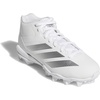 image:imageAdidas UnisexChild Adizero Impact2 II Molded Rubber American FootballWhiteSilver MetallicWhite