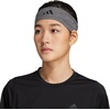 image:imageadidas Alphaskin Tie Headband3PlusHeather GreyBlack