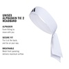 image:imageadidas Alphaskin Tie HeadbandTie2WhiteBlack