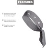 image:imageadidas Alphaskin Tie HeadbandTiePlusHeather GreyBlack