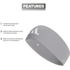 image:imageadidas Alphaskin Tie HeadbandWideGreyWhite