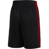 image:imageadidas Boys 3Stripe Mesh Athletic ShortsAdi Black With Red
