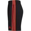 image:imageadidas Boys 3Stripe Mesh Athletic ShortsBlackRed
