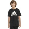 image:imageadidas Boys Short Sleeve Aeroready Performance Logo Tee TShirtBlack