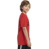 image:imageadidas Boys Short Sleeve Aeroready Performance Logo Tee TShirtScarlet Adi