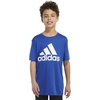 image:imageadidas Boys Short Sleeve Aeroready Performance Logo Tee TShirtTeam Royal Blue