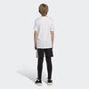 image:imageadidas Boys Short Sleeve Aeroready Performance Logo Tee TShirtWhite