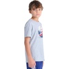 image:imageadidas Boys World Cup Soccer Graphic TShirt Kids Short Sleeve Tee Regular Fit Crewneck Ball DesignMedium Grey Heather