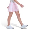 image:imageadidas Girls Elastic Waistband Faux Wrapped SkortClear Pink