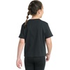 image:imageadidas Girls Short Sleeve Embroidered Logo TShirtBlack