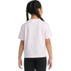 image:imageadidas Girls Short Sleeve Embroidered Logo TShirtClear Pink