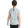 image:imageadidas Girls Short Sleeve Logo Graphic TShirt  Soft Cotton or Cotton Blend Jersey Tee Ribbed CrewneckGrey Heather