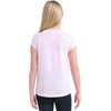image:imageadidas Girls Short Sleeve Logo Graphic TShirt  Soft Cotton or Cotton Blend Jersey Tee Ribbed CrewneckMedium Pink