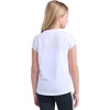 image:imageadidas Girls Short Sleeve Logo Graphic TShirt  Soft Cotton or Cotton Blend Jersey Tee Ribbed CrewneckWhite