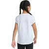 image:imageadidas Girls Short Sleeve Logo Graphic TShirt  Soft Cotton or Cotton Blend Jersey Tee Ribbed CrewneckWhite Multi