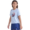 image:imageadidas Girls World Cup Graphic TShirt Girls Short Sleeve Cotton TeeCrystal Sky