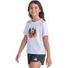 image:imageadidas Girls World Cup Graphic TShirt Girls Short Sleeve Cotton TeeWhite With Red