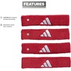 image:imageadidas Interval Muscle Bicep Band MultipackTeam Power Red 2White