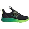 image:imageadidas Kids Lite Racer Adapt 70 SneakerBlackSemi Court GreenSolar Slime