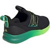 image:imageadidas Kids Lite Racer Adapt 70 SneakerBlackSemi Court GreenSolar Slime