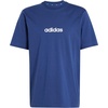 image:imageadidas Mens Essential Linear Single Jersey TShirtDark BlueWhite