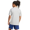 image:imageadidas Mens Essential Linear Single Jersey TShirtMedium Grey HeatherBlack