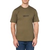 image:imageadidas Mens Essential Linear Single Jersey TShirtOlive StrataBlack