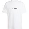 image:imageadidas Mens Essential Linear Single Jersey TShirtWhiteBlack