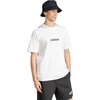 image:imageadidas Mens Essential Linear Single Jersey TShirtWhiteBlack