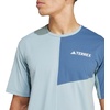image:imageadidas Mens Terrex Multi Climacool Crew Neck Short Sleeve Athletic Casual Tops Casual  BlueMagic Grey