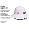 image:imageadidas Mens Victory Bucket Hat  Outdoor Sun Boonie for Hiking and FishingWhiteDark BlueBetter Scarlet5