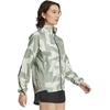 image:imageadidas Womens Terrex Multi Printed Trail Running Wind JacketLinen GreenSilver Green