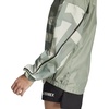 image:imageadidas Womens Terrex Multi Printed Trail Running Wind JacketLinen GreenSilver Green