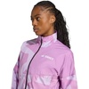 image:imageadidas Womens Terrex Multi Printed Trail Running Wind JacketPreloved PurplePowder Plum