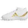 image:imageAdidas UnisexChild Adizero Impact2 II Molded Rubber American FootballWhiteGold MetallicWhite