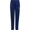 image:imageadidas Boys 3Stripe Jogger Pants  Big and Little Kids  100 Polyester Athletic Training Pants with Elastic WaistbandDark Blue