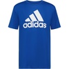 image:imageadidas Boys Short Sleeve Aeroready Performance Logo Tee TShirtTeam Royal Blue