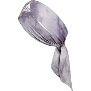 image:imageadidas Alphaskin Tie HeadbandTiePrintStone Wash GreyWhite