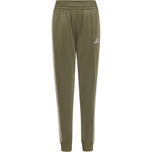 image:imageadidas Boys 3Stripe Jogger Pants  Big and Little Kids  100 Polyester Athletic Training Pants with Elastic WaistbandOlive Strata