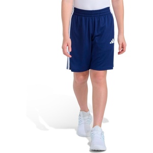 image:imageadidas Boys 3Stripe Mesh Athletic ShortsDark Blue