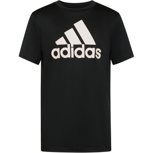 image:imageadidas Boys Short Sleeve Aeroready Performance Logo Tee TShirtBlack