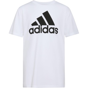 image:imageadidas Boys Short Sleeve Aeroready Performance Logo Tee TShirtWhite