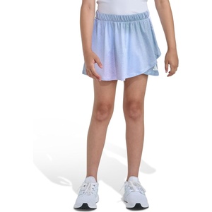 image:imageadidas Girls Elastic Waistband Faux Wrapped SkortCrystal Sky