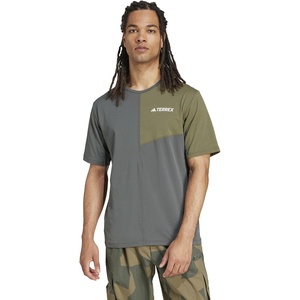 image:imageadidas Mens Terrex Multi Climacool Crew Neck Short Sleeve Athletic Casual Tops Casual  BlueIvy