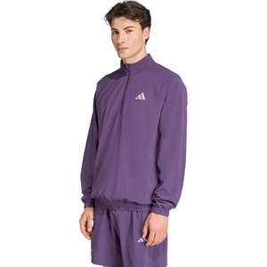 image:imageadidas Mens Train Essentials Holiday Pack Quarterzip Track TopAurora Plum