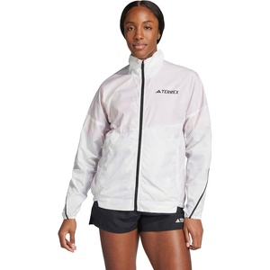 image:imageadidas Womens Terrex Multi Printed Trail Running Wind JacketDash GreyWhite
