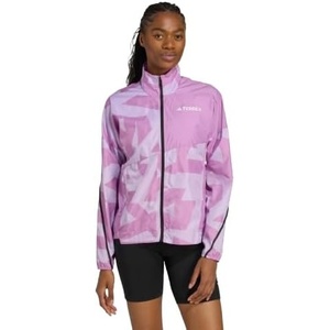 image:imageadidas Womens Terrex Multi Printed Trail Running Wind JacketPreloved PurplePowder Plum