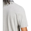 image:imageAdidas Mens Essentials Small Logo Pique Polo ShirtMedium Grey HeatherBlack